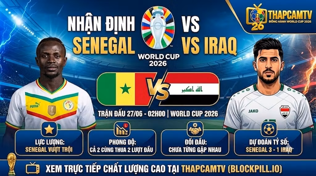 Nhận Định Senegal vs Iraq (02h00, 27/6) | Sư Tử Teranga Quyết Chiến Vòng Vây